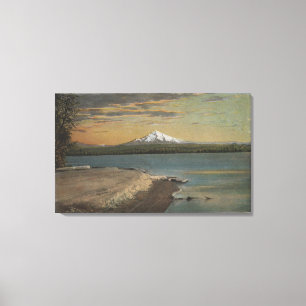 The Dalles, Oregon - Mt. Hood from Columbia Rive Canvas Print