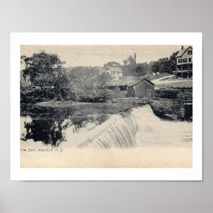 The Dam, Boonton, New Jersey NJ Poster