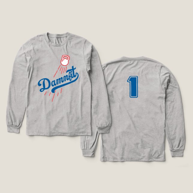 The Damnfit LS Sportsball Shirt (Design Front & Back)
