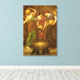 The Danaides by John William Waterhouse Canvas Print