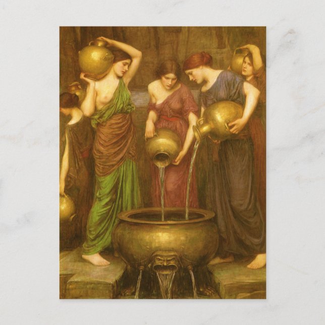 The Danaides by John William Waterhouse Postcard (Front)