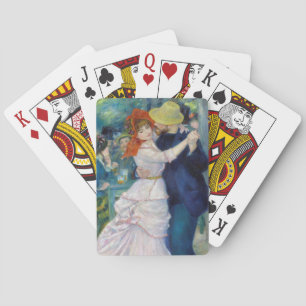 The dance at Bougival by Pierre-Auguste Renoir Playing Cards