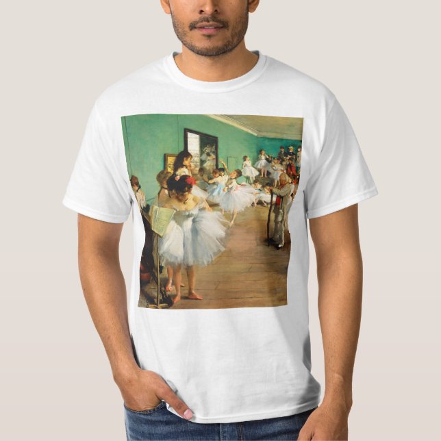 The Dance Class (1874) by Edgar Degas T-Shirt (Front)