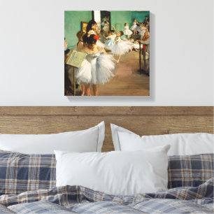 The Dance Class by Edgar Degas Canvas Print