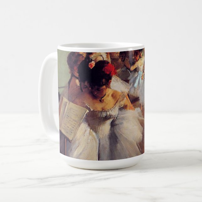 The Dance Class by Edgar Degas  Coffee Mug (Front Left)