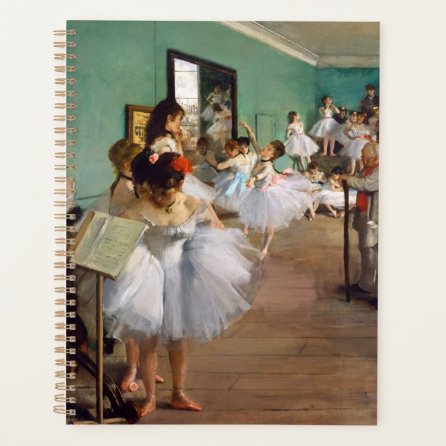 The Dance Class by Edgar Degas Planner (Front)