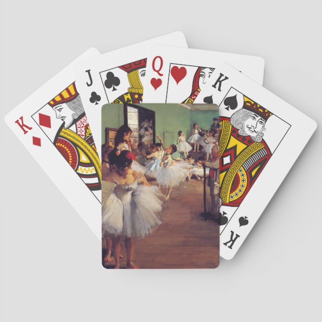 The Dance Class by Edgar Degas  Playing Cards (Back)