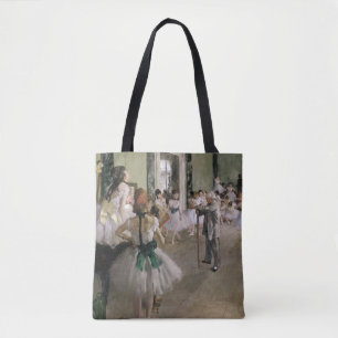 The Dance Class by Edgar Degas Tote Bag