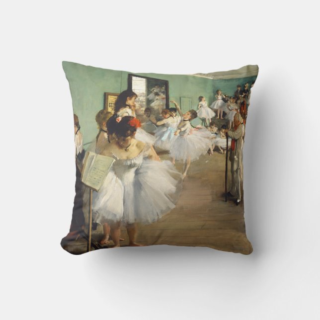 The Dance Class Edgar Degas     Cushion (Front)