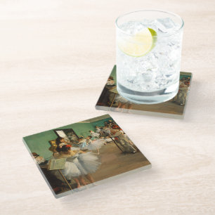 The Dance Class Edgar Degas Glass Coaster