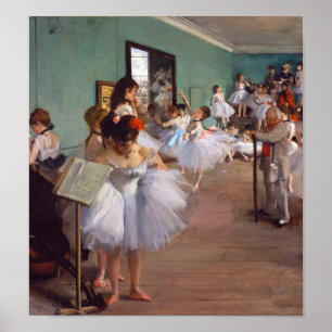 The Dance Class, Edgar Degas Poster