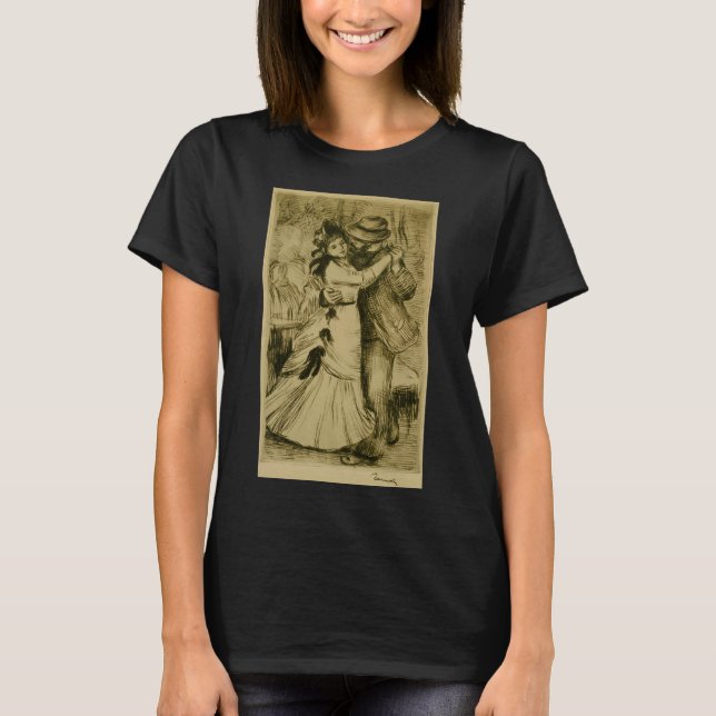 The Dance in the Country by Pierre Renoir T-Shirt (Front)