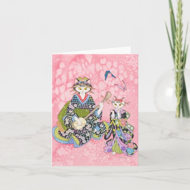 "The dance lesson" note card (Front)