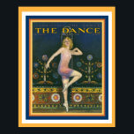 The Dance Magazine 1920's Art Deco Poster 16 x 20<br><div class="desc">Art Deco Cover for "The Dance Magazine" 1920's. Poster measures 16 x 20</div>