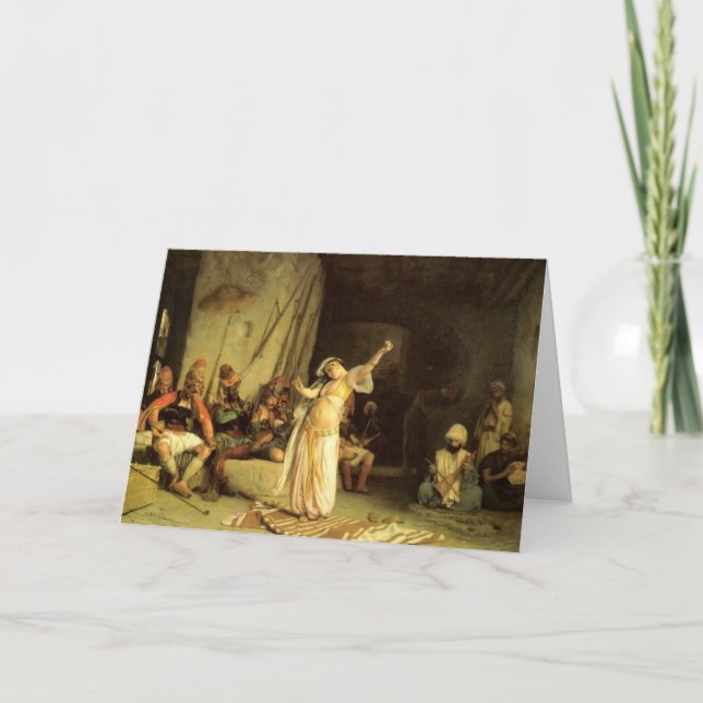 "The Dance of The Almeh", by Jean Leon Gerome Card (Front)