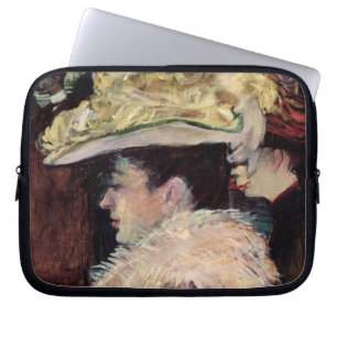 The Dance of the Rouge: detail of an elegan Laptop Sleeve