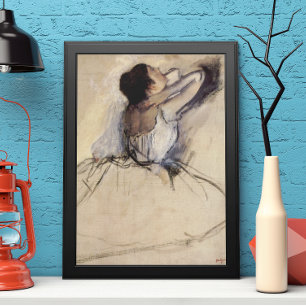 The Dancer by Edgar Degas, Vintage Ballerina Art Poster