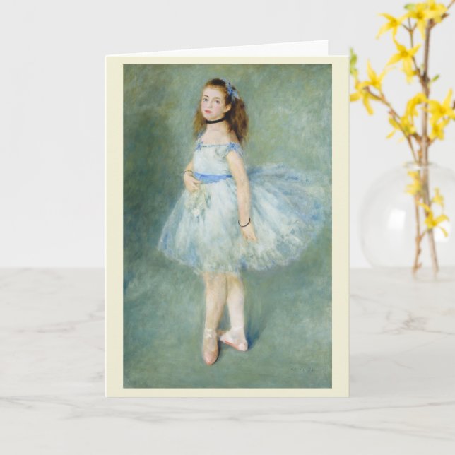 The Dancer Card (Yellow Flower)