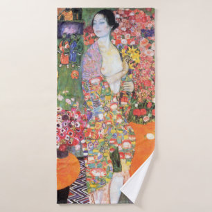 The Dancer, Gustav Klimt Bath Towel