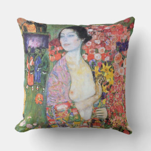 The Dancer, Gustav Klimt Cushion