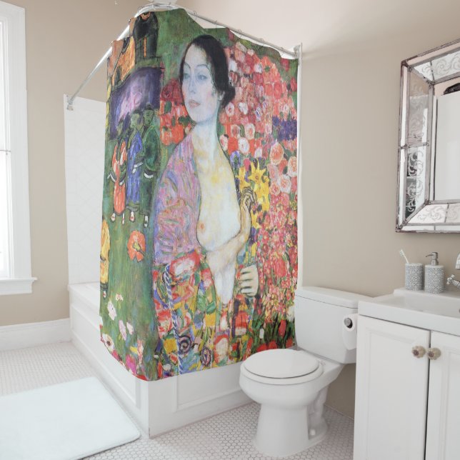 The Dancer, Gustav Klimt Shower Curtain (In Situ)