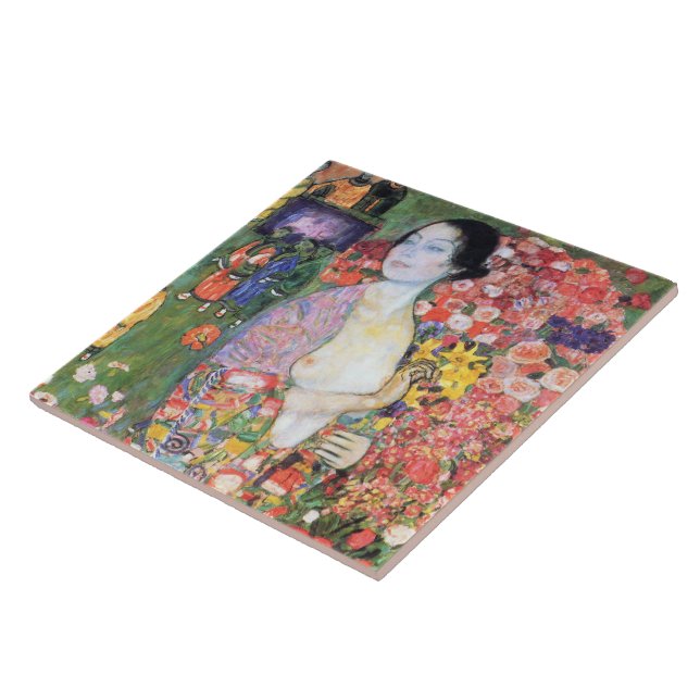 The Dancer, Gustav Klimt Tile (Side)