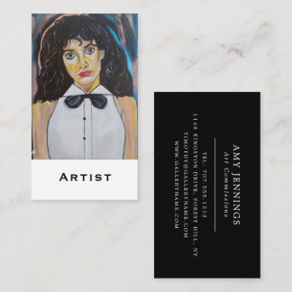 The Dancer Painting by Alfred Fox Business Card