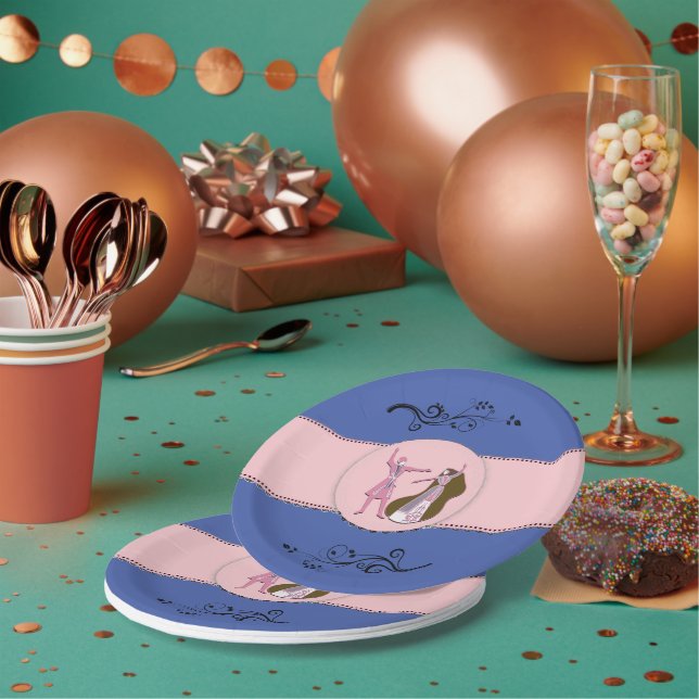 The Dancers Paper Plate (Multi)