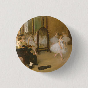 The Dancing Class (1870) Edgar Degas 3 Cm Round Badge