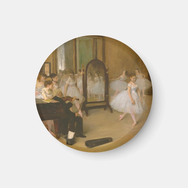 The Dancing Class (1870)  Edgar Degas Magnet (Front)