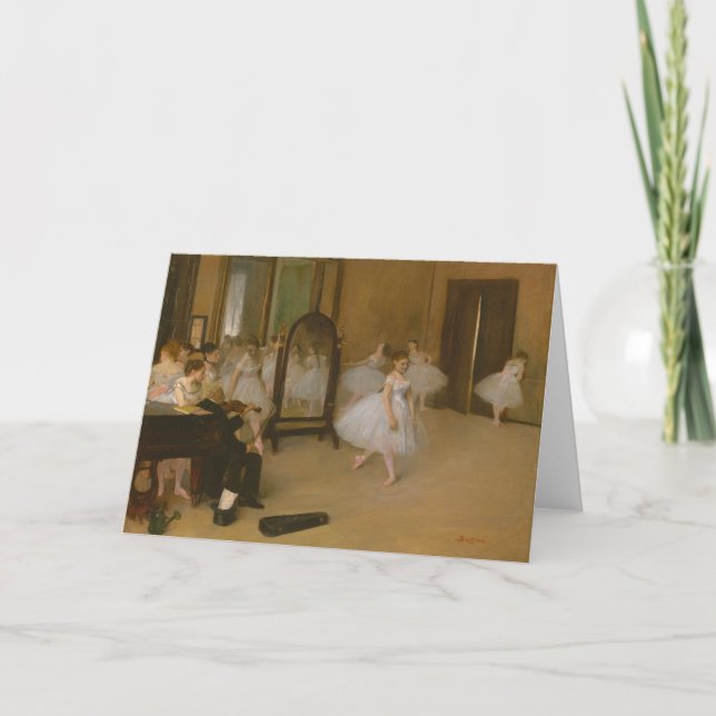 The Dancing Class | Edgar Degas Card (Front)