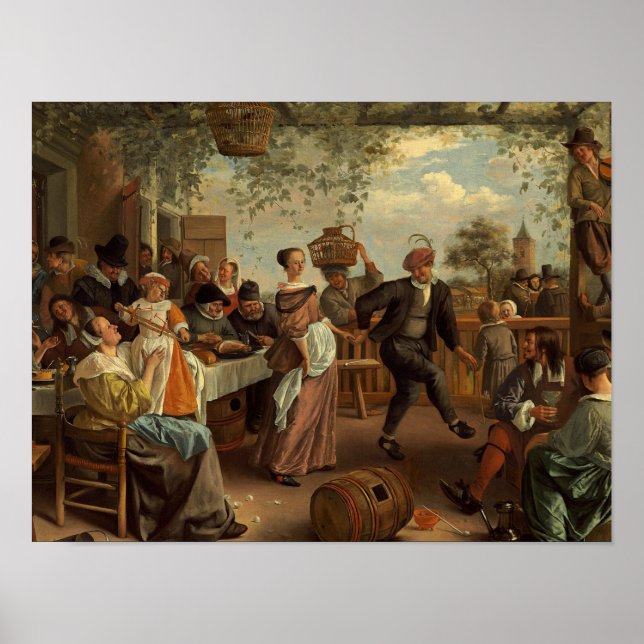 The Dancing Couple Painting Poster (Front)