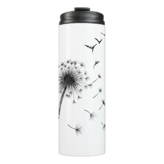 The Dancing Dandelion | Positivity Thermal Tumbler