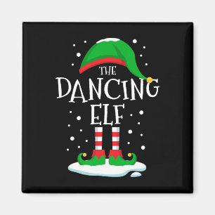The Dancing Elf Christmas Family Matching Xmas Dan Magnet