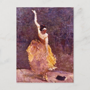The Dancing Girl by Toulouse-Lautrec Postcard