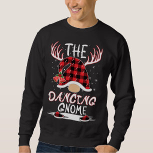 The Dancing Gnome Christmas Hat Reindeer Antlers M Sweatshirt