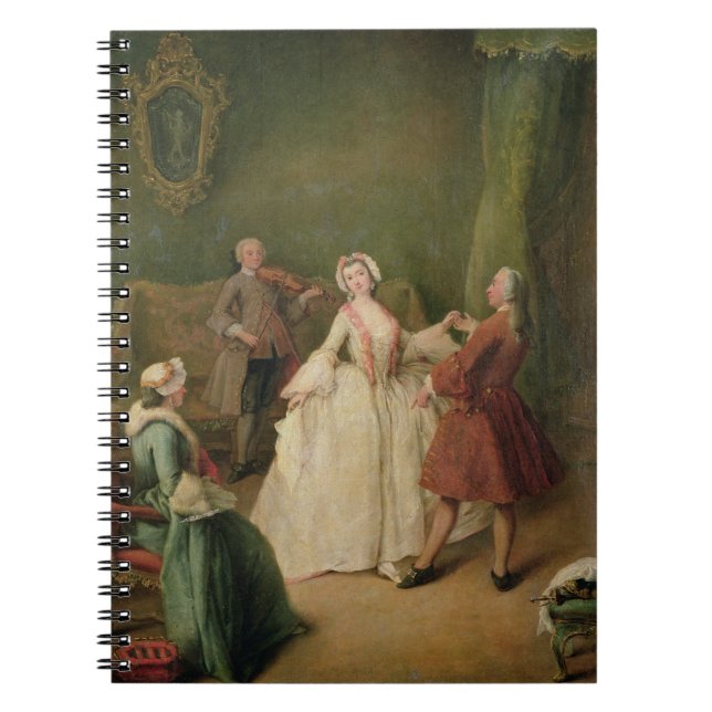The Dancing Lesson Spiral Notebook (Front)