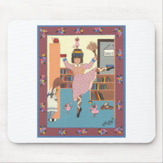 The Dancing Librarian Mouse Pad