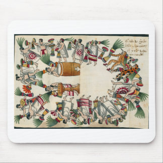 The Dancing Style of Aztec Noble Dancers Mouse Pad