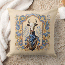 The Dapper CowBoy Funny Modern Cow Art