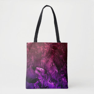 The dark abstract background texture with gradient tote bag