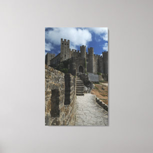 The Dark Castle, Obidos Portugal Canvas Print