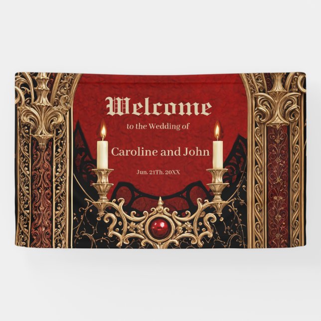 The dark elegance of the Gothic style.  Banner (Horizontal)