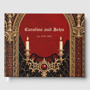 The dark elegance of the Gothic style.  Guest Book