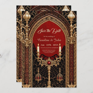The dark elegance of the Gothic style. Save The Date