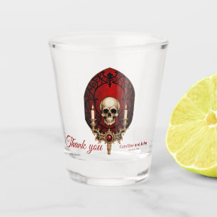 The dark elegance of the Gothic style.  Shot Glass