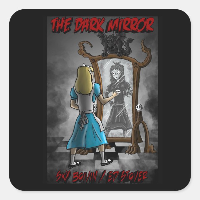 The Dark Mirror Collector pin 1 Square Sticker (Front)