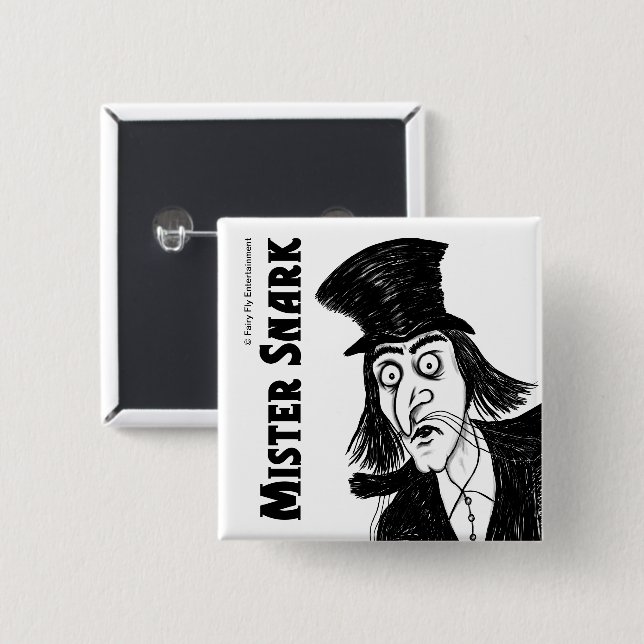 The Dark Mister Snark 15 Cm Square Badge (Front & Back)