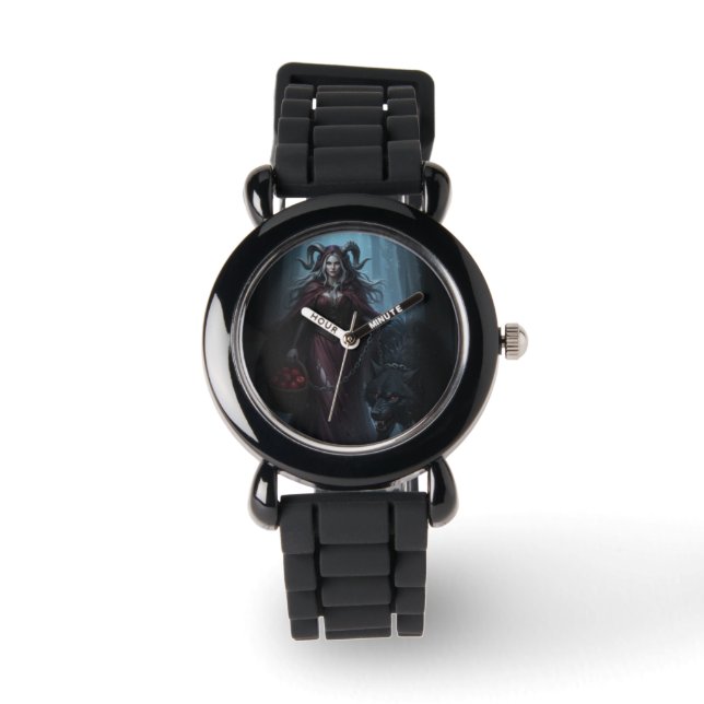 The Dark Red Ridding Hood Watch (Front)