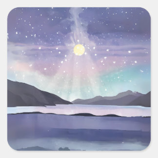 The Dark Sky Square Sticker